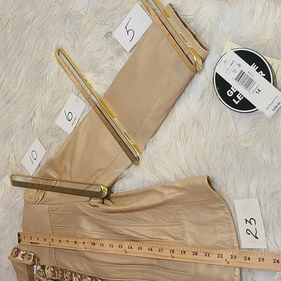 Peter Nygard Luxe Leather Jacket Size 14 - Picture 8 of 15